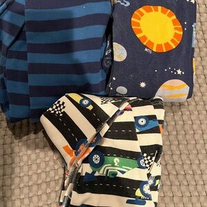 Hanna Andersson Blue and Navy Kids Pajama Set